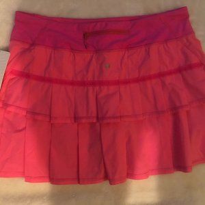 Rare Lululemon  RUN Pace-Setter Skirt*Tall  Pink